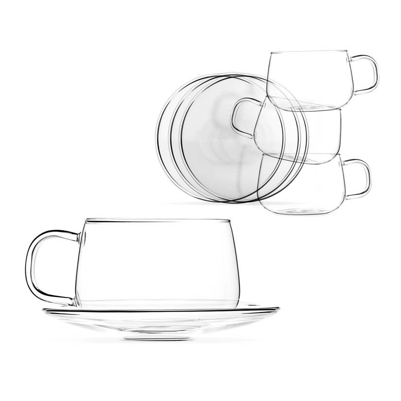 Transparent Simple Glass Tea Cup