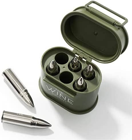 Whiskey Stones Ammunition Box Bullets Stainless Steel - Set – Exclusive ...